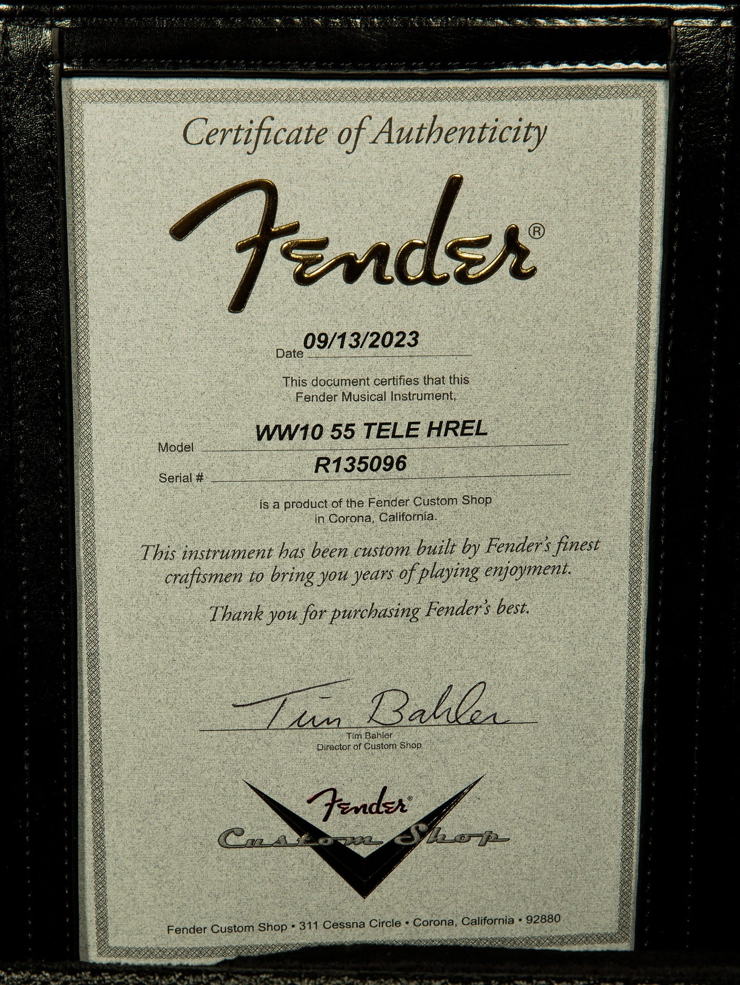 Wildwood 10 1955 Telecaster - Heavy Relic