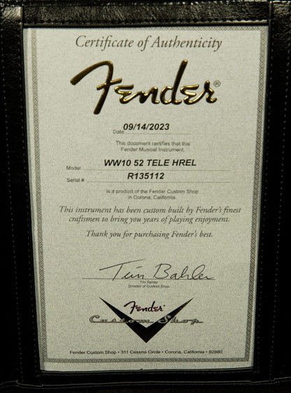 Wildwood 10 1952 Telecaster - Heavy Relic