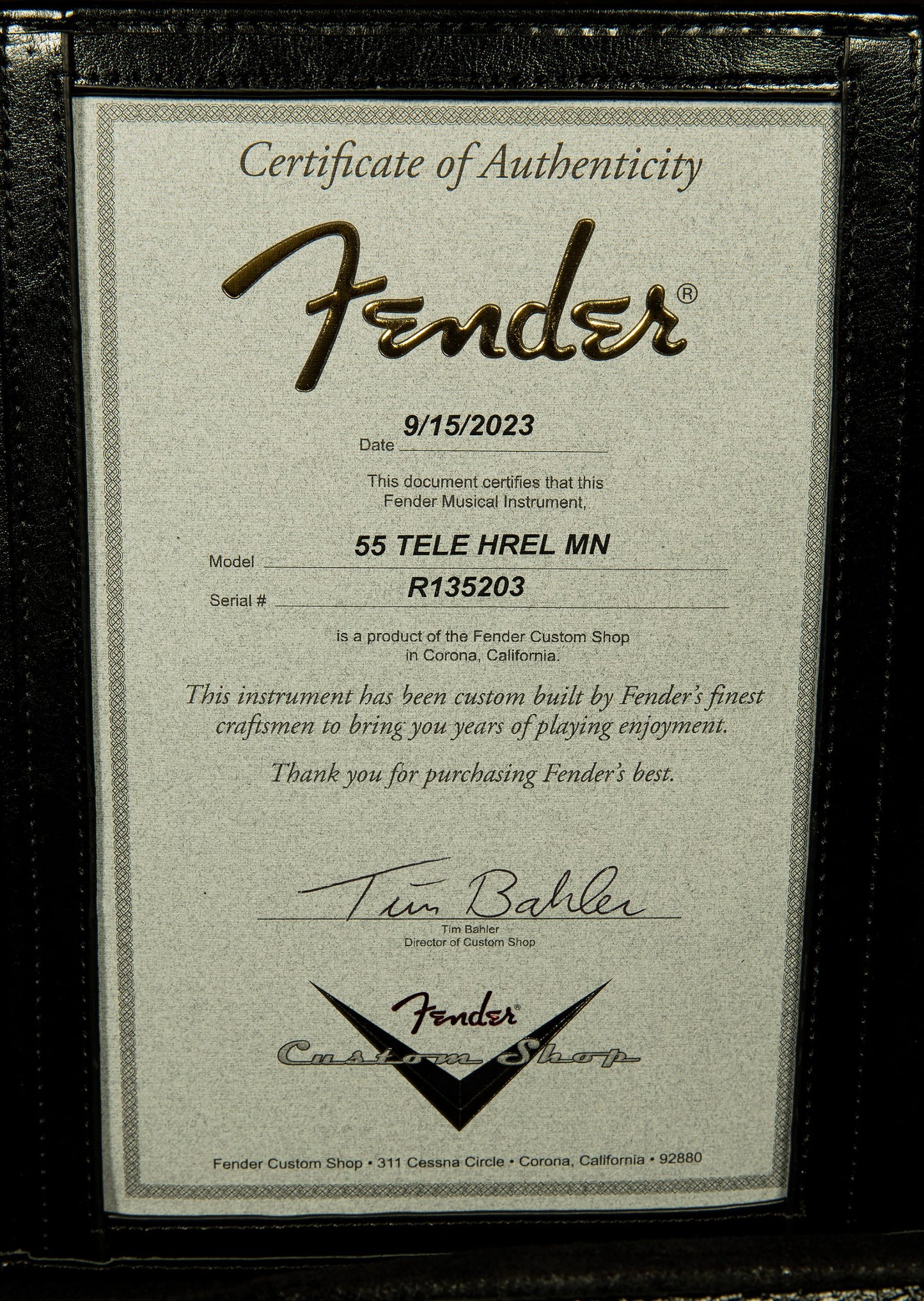 Wildwood 10 1955 Telecaster - Heavy Relic