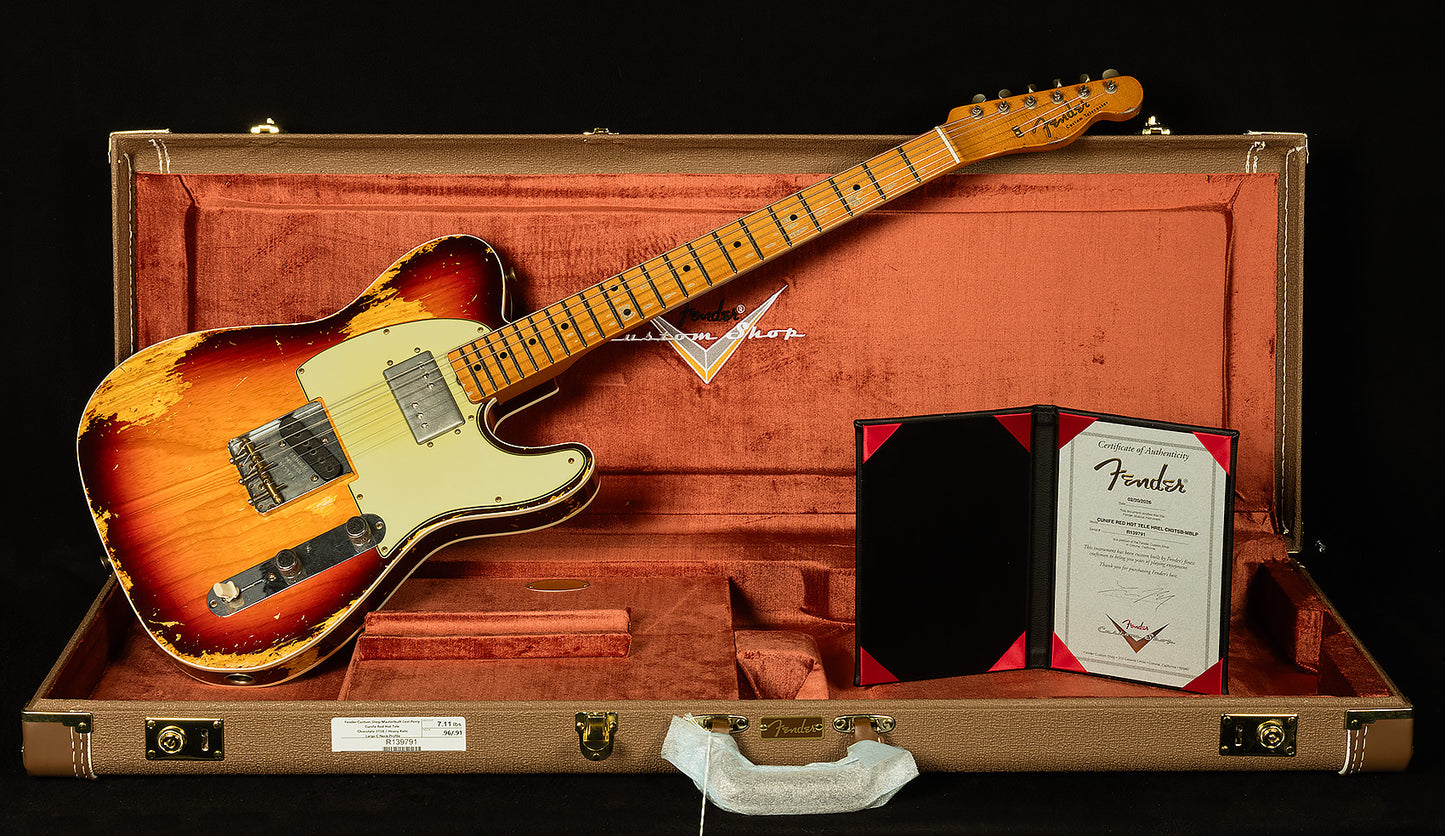 Masterbuilt CuNiFe Red Hot Telecaster by Levi Perry - Heavy Relic