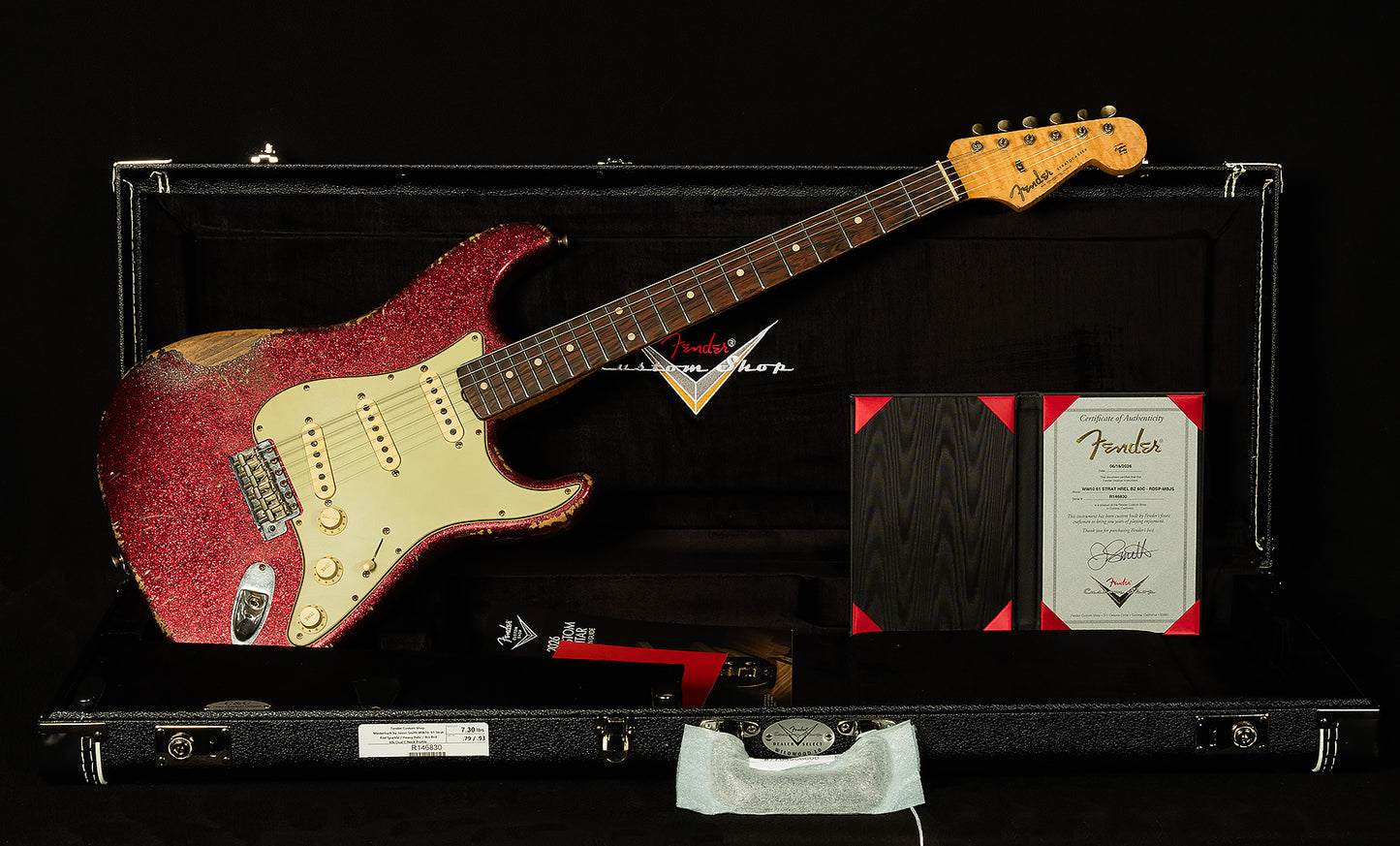 Masterbuilt Wildwood 10 1961 Stratocaster by Jason Smith - Heavy Relic, Brazilian Rosewood