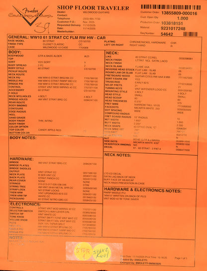 Wildwood 10 1961 Stratocaster - Closet Classic