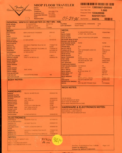 Wildwood 10 1951 Nocaster - Closet Classic
