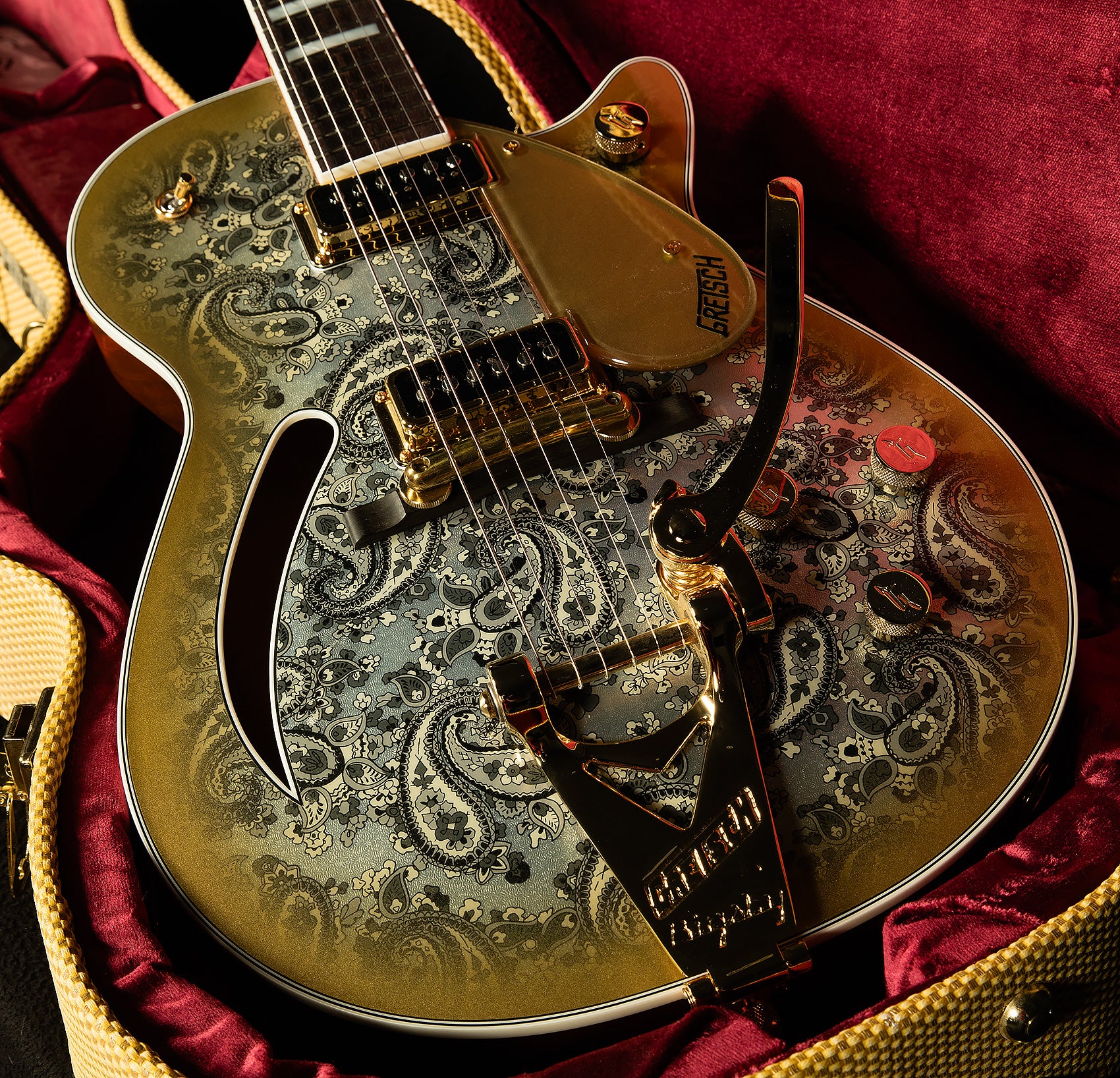 Masterbuilt G6128CS 1955 Duo Jet by Chad Henrichsen - NOS, Cat's Eye