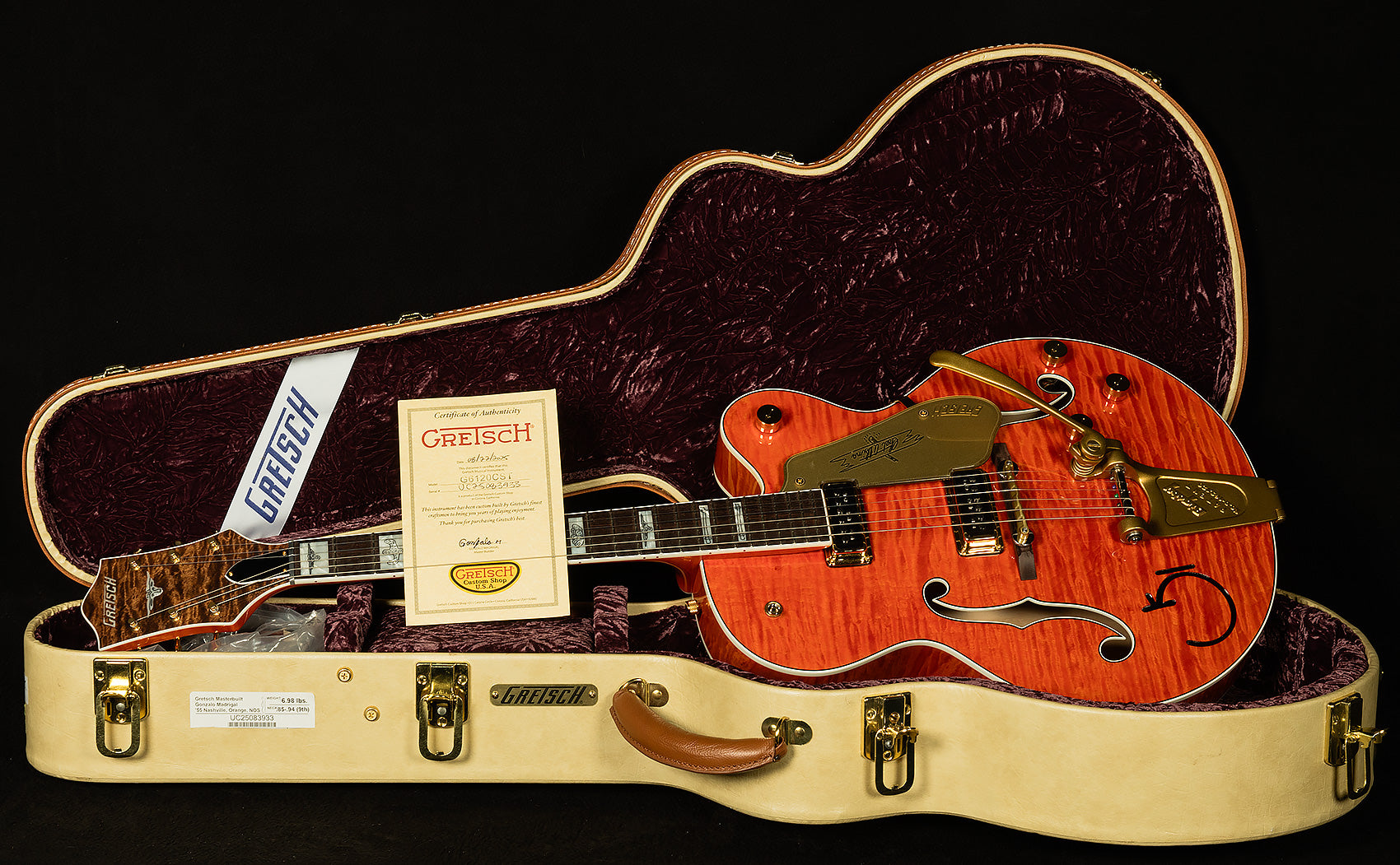 Masterbuilt G6120CST 1955 Nashville by Gonzalo Madrigal - NOS