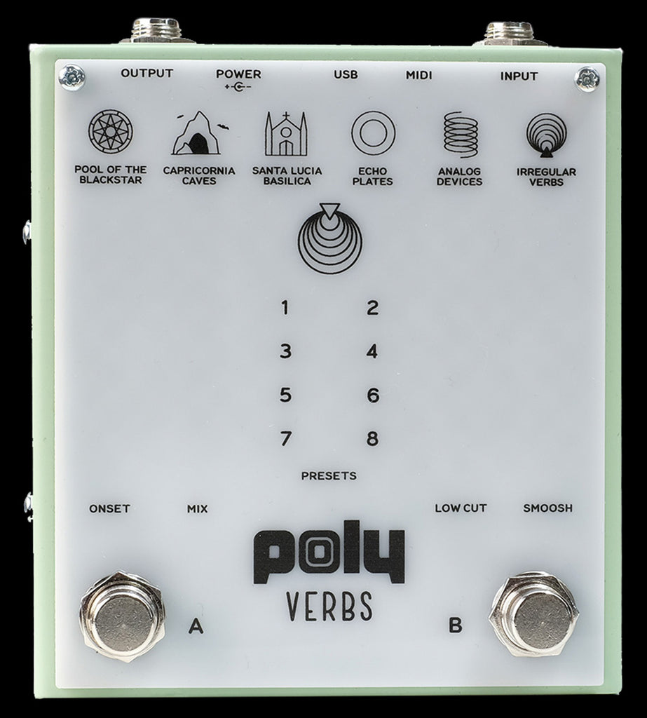 Verbs Digital Reverb Effects Pedal