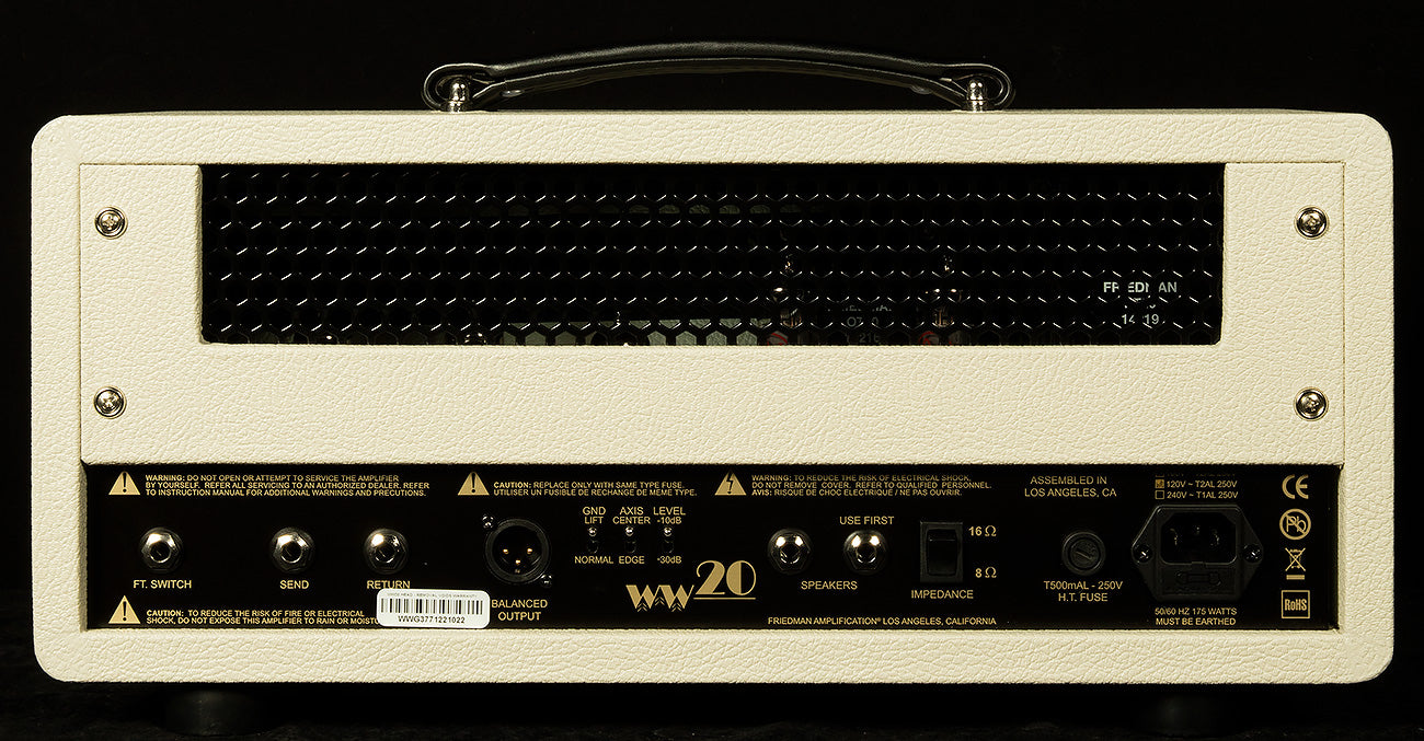 Custom Wildwood 20 - Two-Channel Head - Ivory Bronco