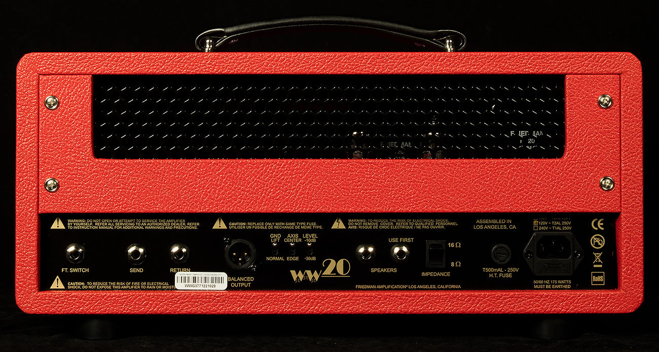 Custom Wildwood 20 - Two-Channel Head - Red