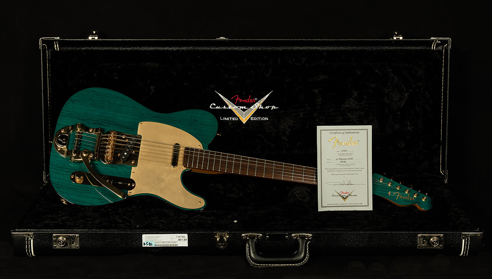 Custom Shop 2011 Masterbuilt 1959 Telecaster Custom by Paul Waller - NOS, Bigsby, Brazilian Rosewood