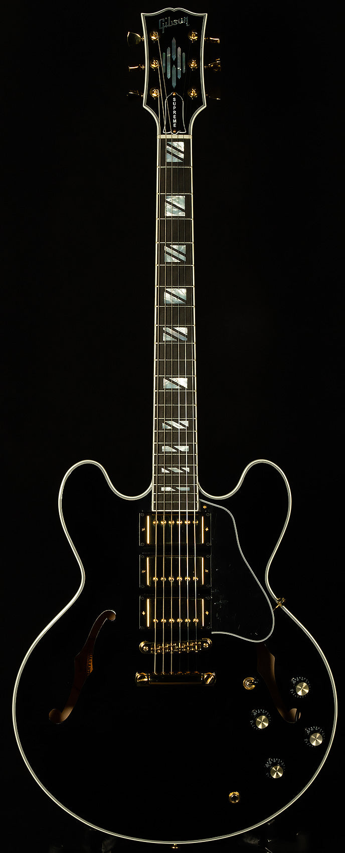 2024 Modern Collection ES-335 Supreme - Gibson-Exclusive Ebony, 3-Pickup