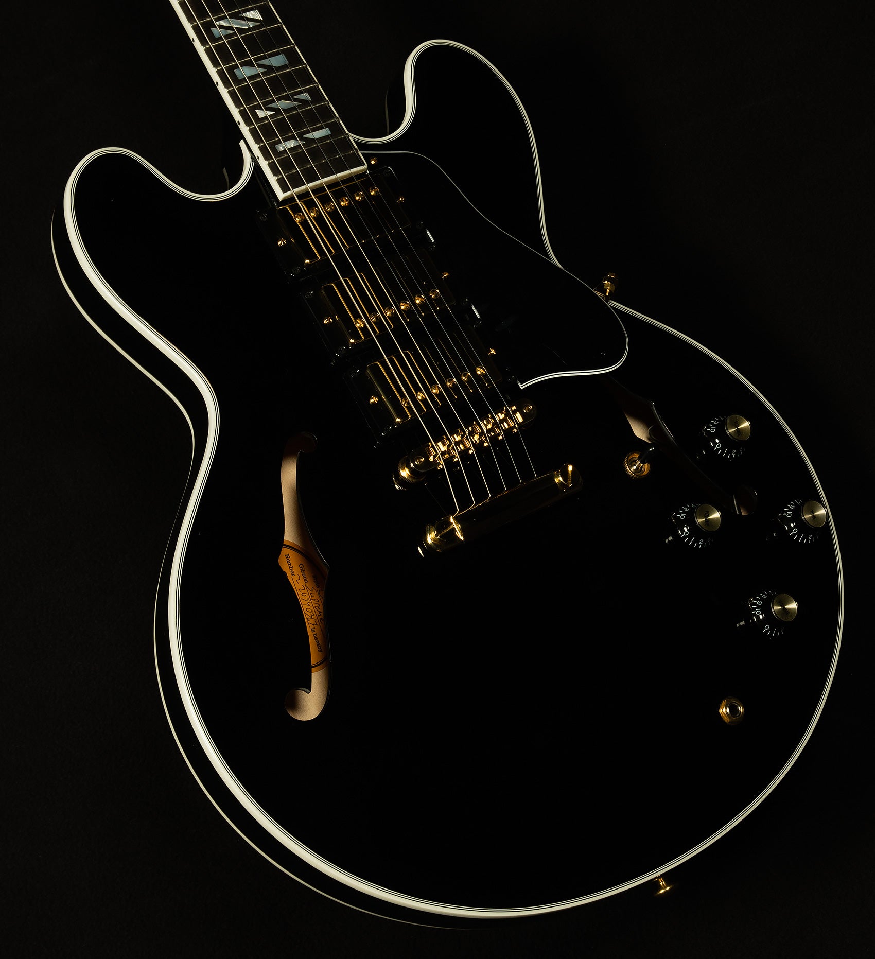 2024 Modern Collection ES-335 Supreme - Gibson-Exclusive Ebony, 3-Pickup