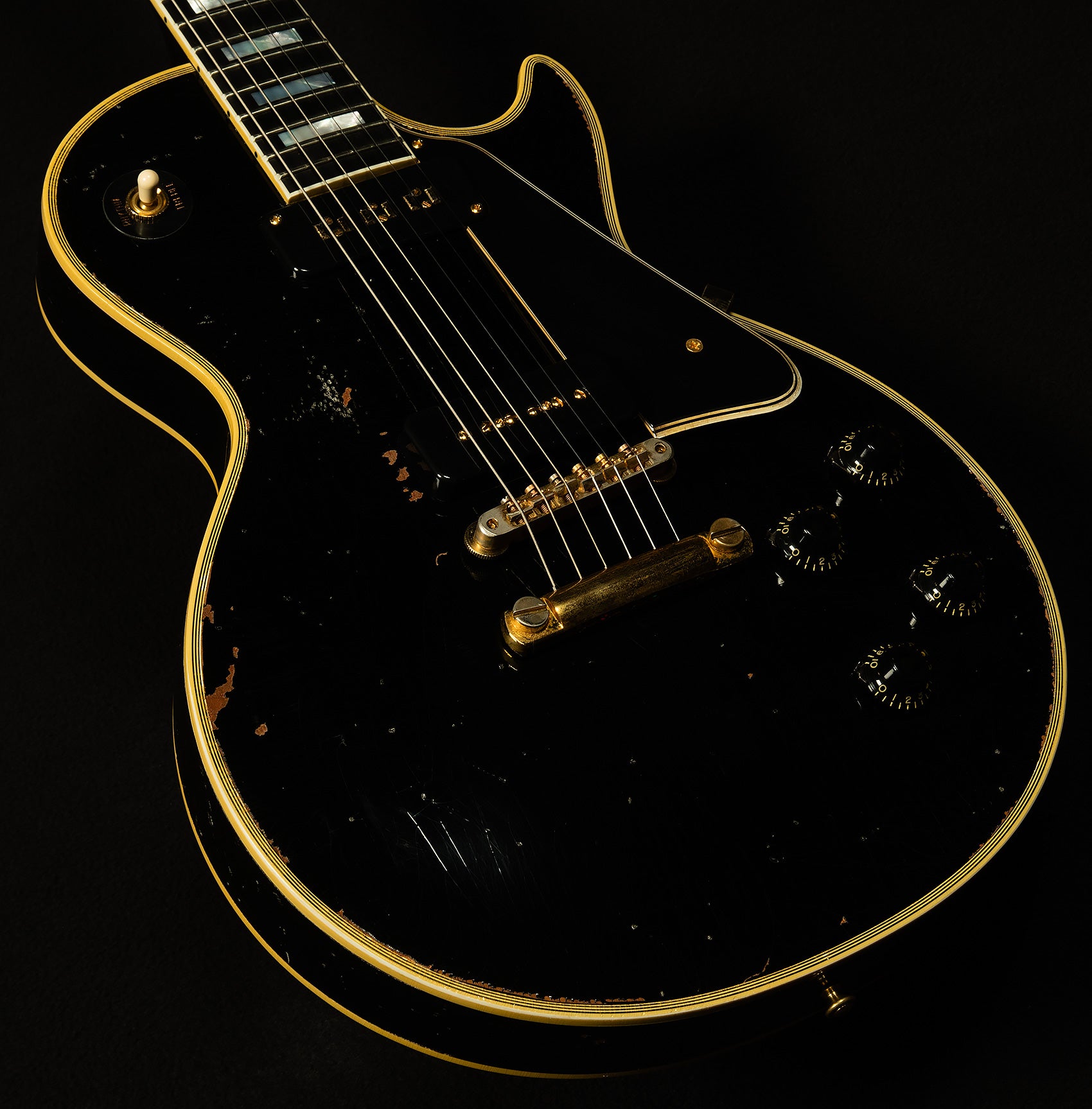 2021 Murphy Lab Wildwood Spec 1954 Les Paul Custom -  Heavy Aged