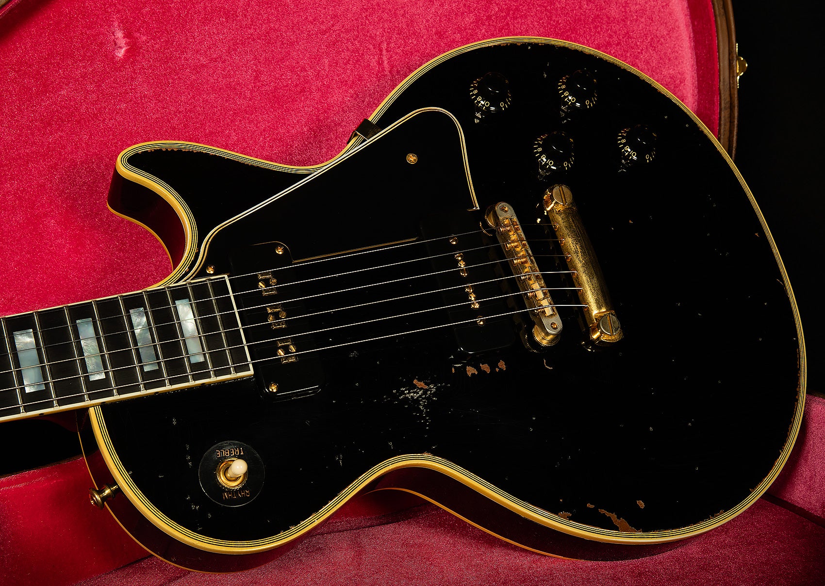 2021 Murphy Lab Wildwood Spec 1954 Les Paul Custom -  Heavy Aged