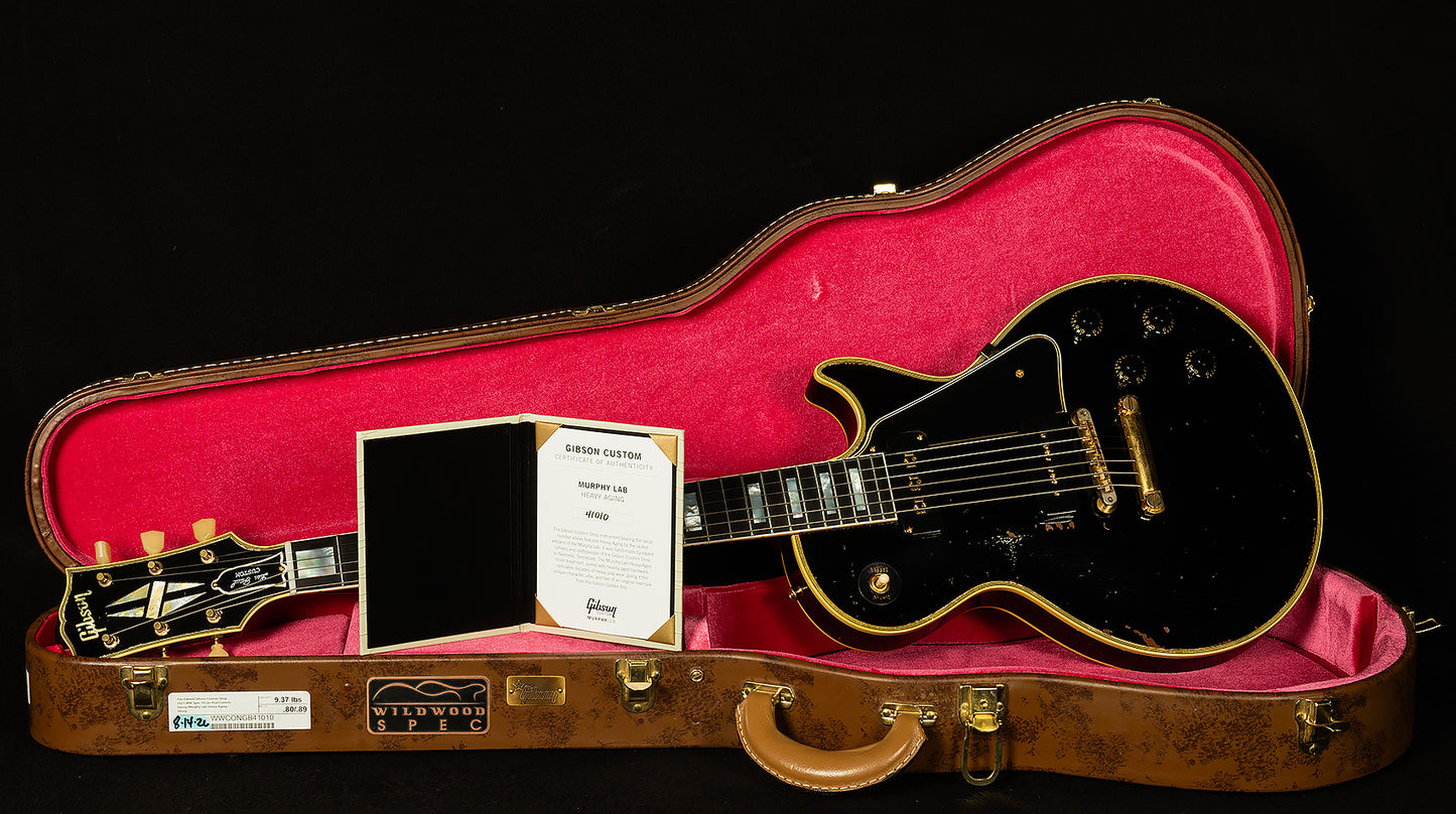 2021 Murphy Lab Wildwood Spec 1954 Les Paul Custom -  Heavy Aged
