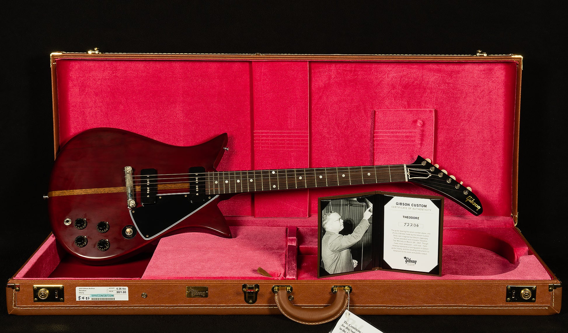 2022 Gibson Custom Shop Archive Collection Theodore - VOS, 318 Pieces Worldwide