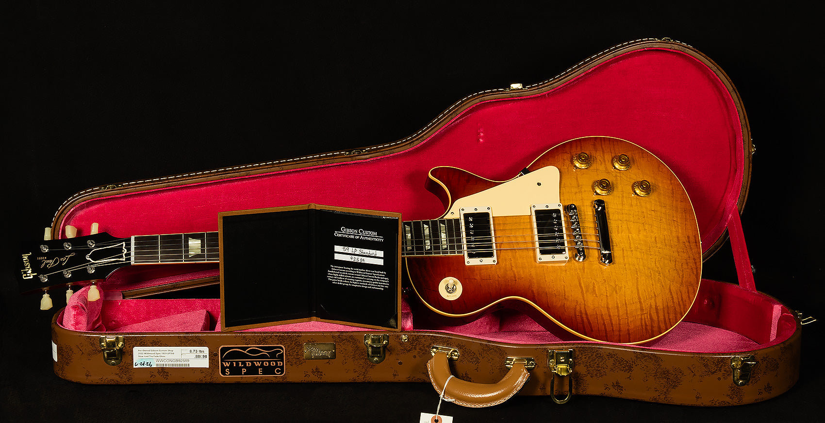2022 Custom Shop Wildwood Spec 1959 Les Paul Standard - Gloss