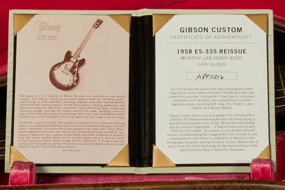 2024 Murphy Lab Limited Edition 1958 ES-335 Reissue - Heavy Aged
