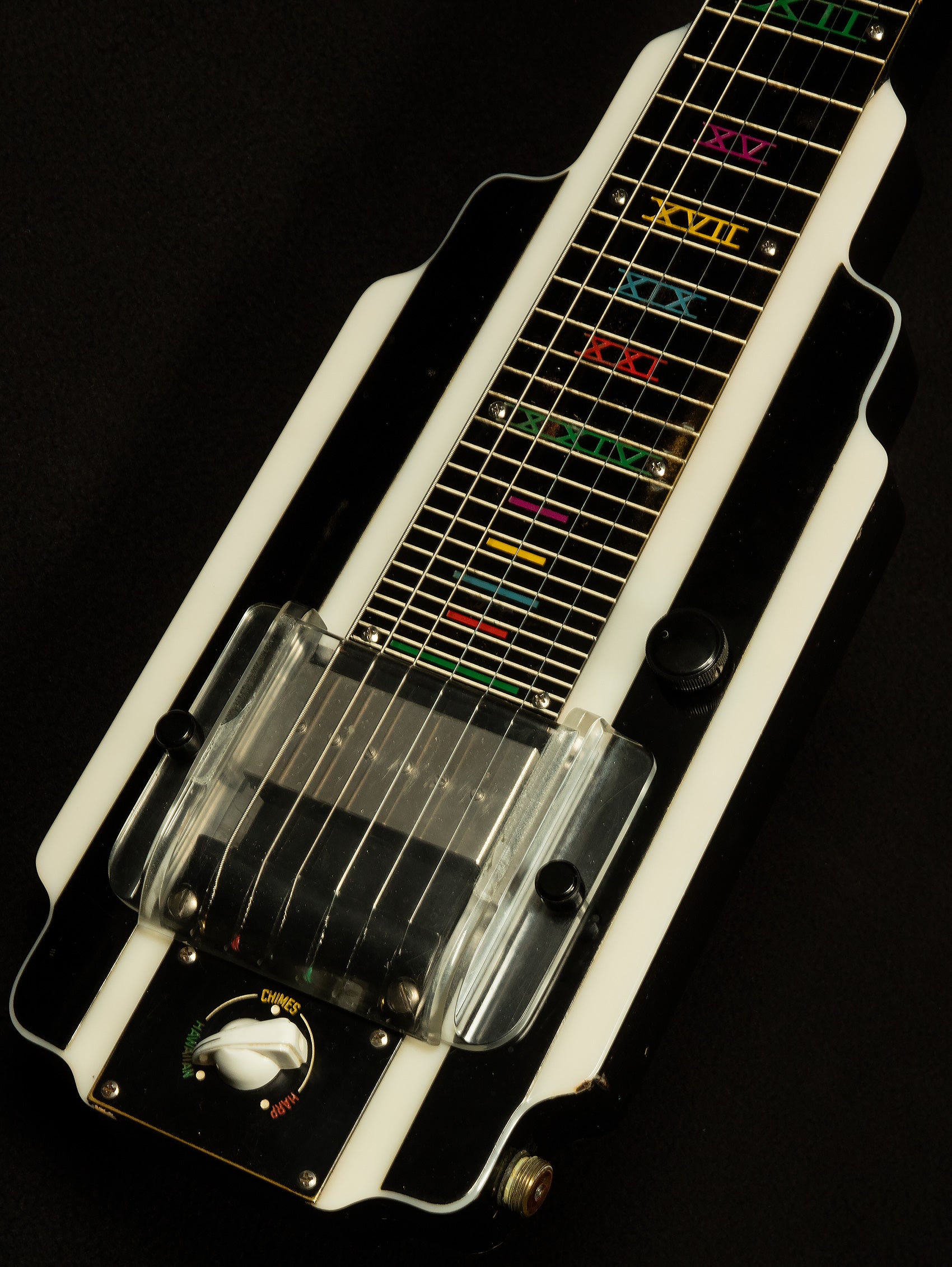 Vintage 1947 National Model 75 New Yorker Lap Steel - Empire State Building