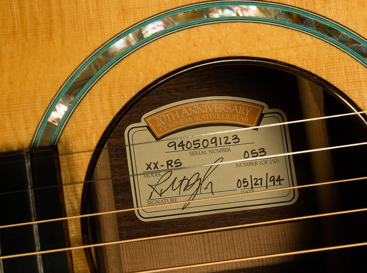 1994 Limited 20th Anniversary Commemorative XX-RS - #53 of 250