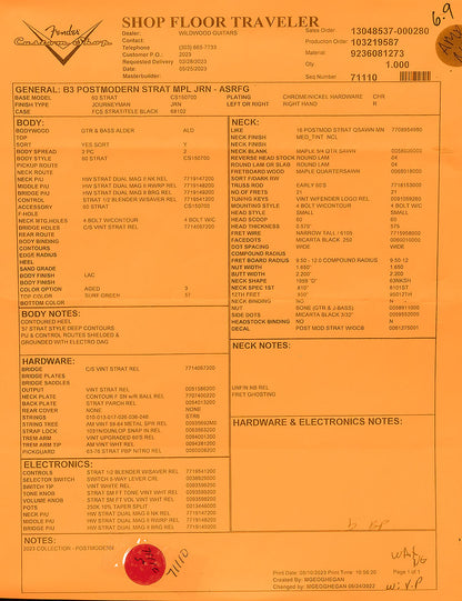 2023 Custom Shop Collection Postmodern Stratocaster - Journeyman Relic