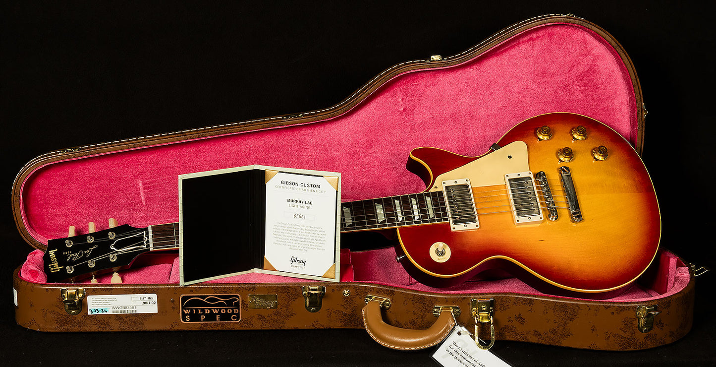 2023 Wildwood Spec Murphy Lab 1958 Les Paul Standard - Light Aged