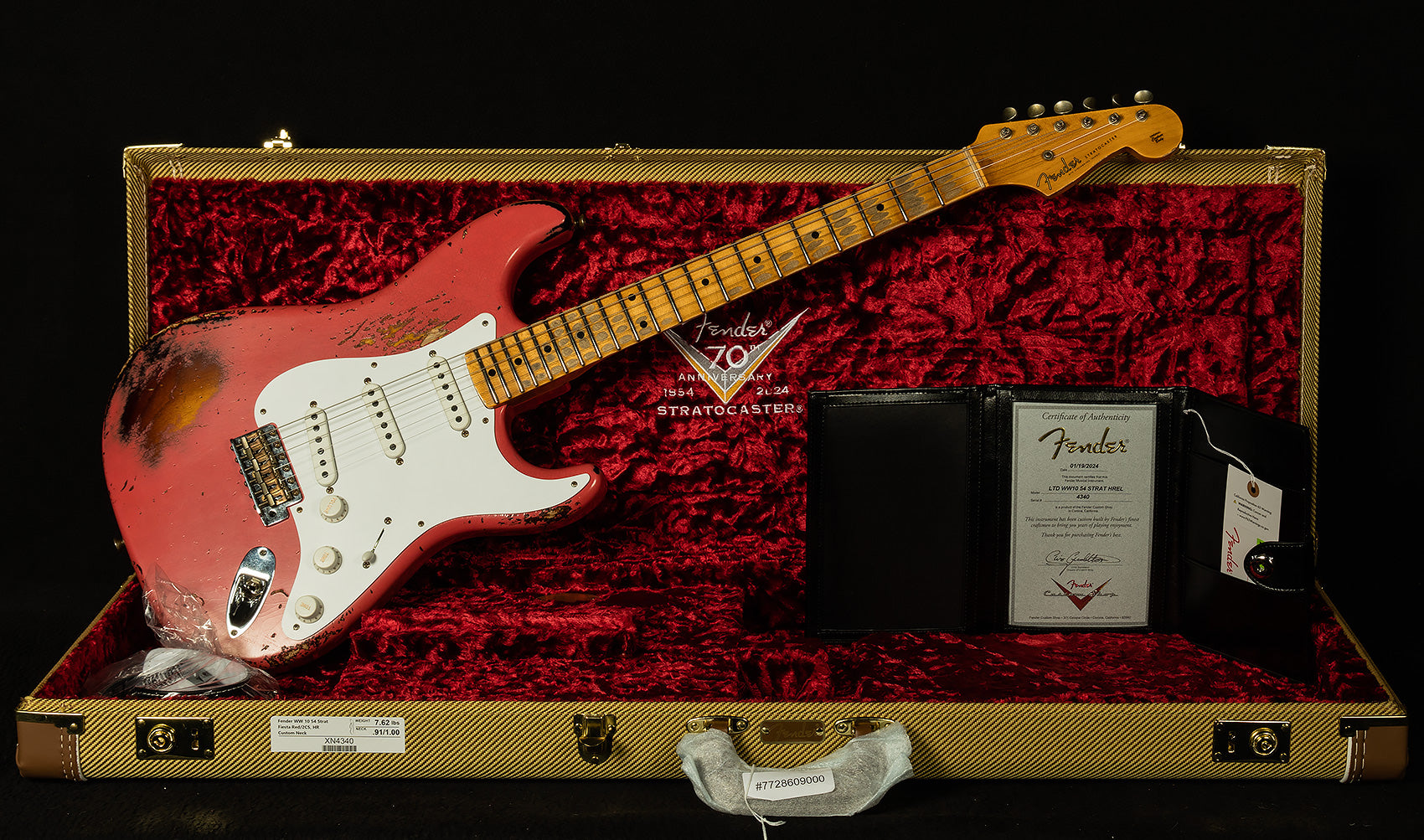 Limited Wildwood 10 70th Anniversary 1954 Stratocaster - Heavy