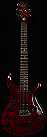 1988 PRS Custom 24 - Red/Black Crackle Finish