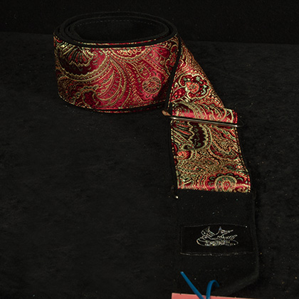 Red and Gold Paisley