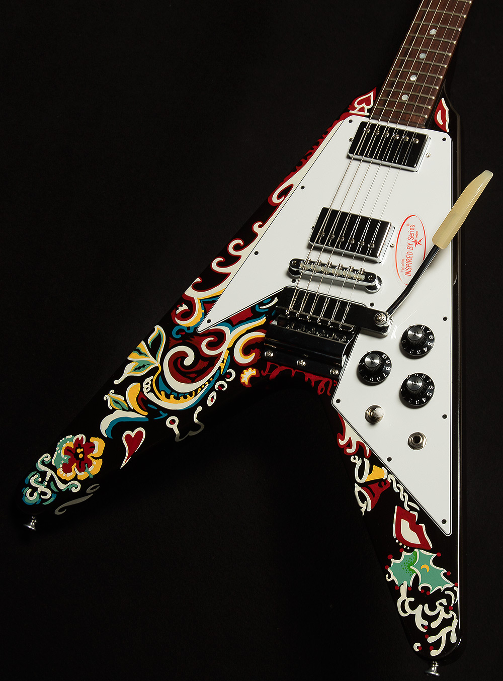 2006 Gibson Custom Limited Jimi Hendrix Psychedelic V Hand Painted