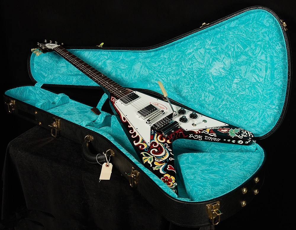 2006 Gibson Custom Limited Jimi Hendrix Psychedelic V Hand Painted