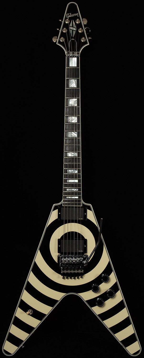 Gibson Custom Shop Zakk Wylde Flying V Bullseye Artist Series, Flying