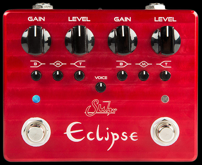 Eclipse Dual-Channel Overdrive/Distortion Pedal | Suhr Pedals