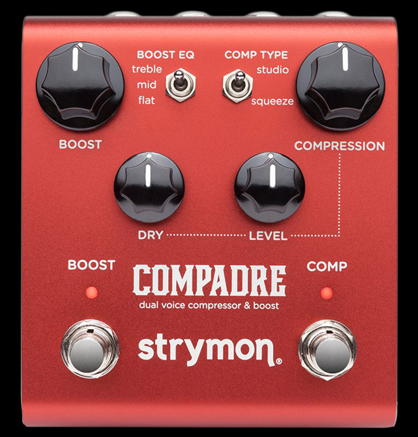 Strymon Compadre Dual Voice Compressor/Boost Pedal 