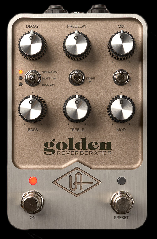 Golden Reverberator | Universal Audio Pedals | Wildwood Guitars