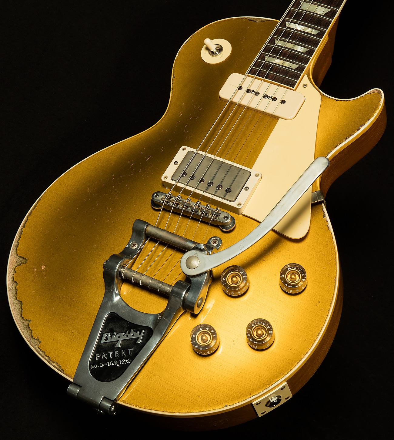 2022 Gibson Custom Shop Sergio Vallin 1955 Les Paul Goldtop Murphy