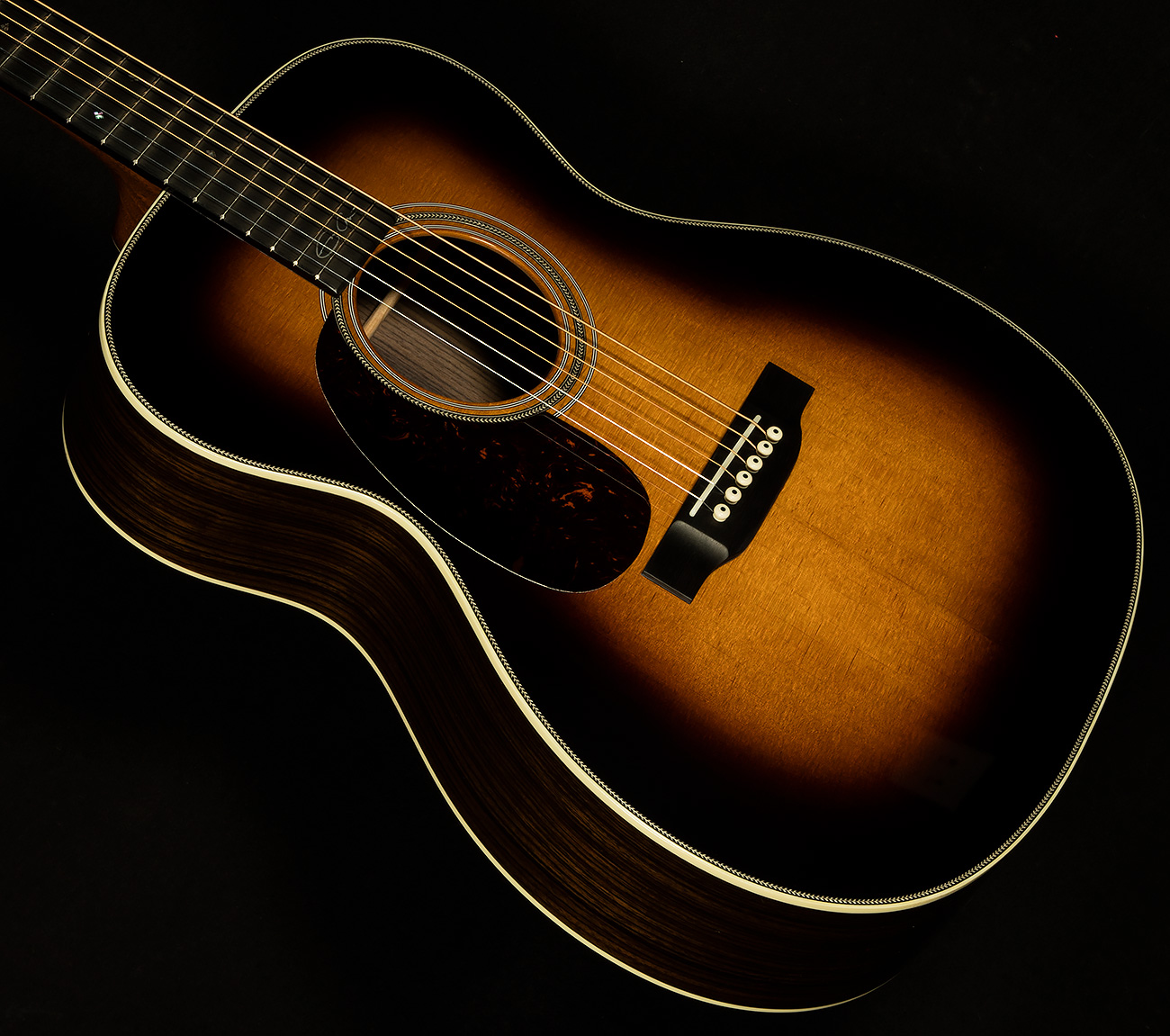 LeftHanded 00028EC Eric Clapton 1935 Sunburst Martin Guitars