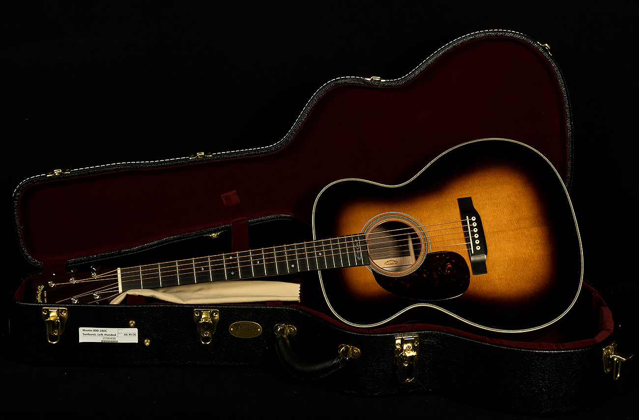 LeftHanded 00028EC Eric Clapton 1935 Sunburst Martin Guitars