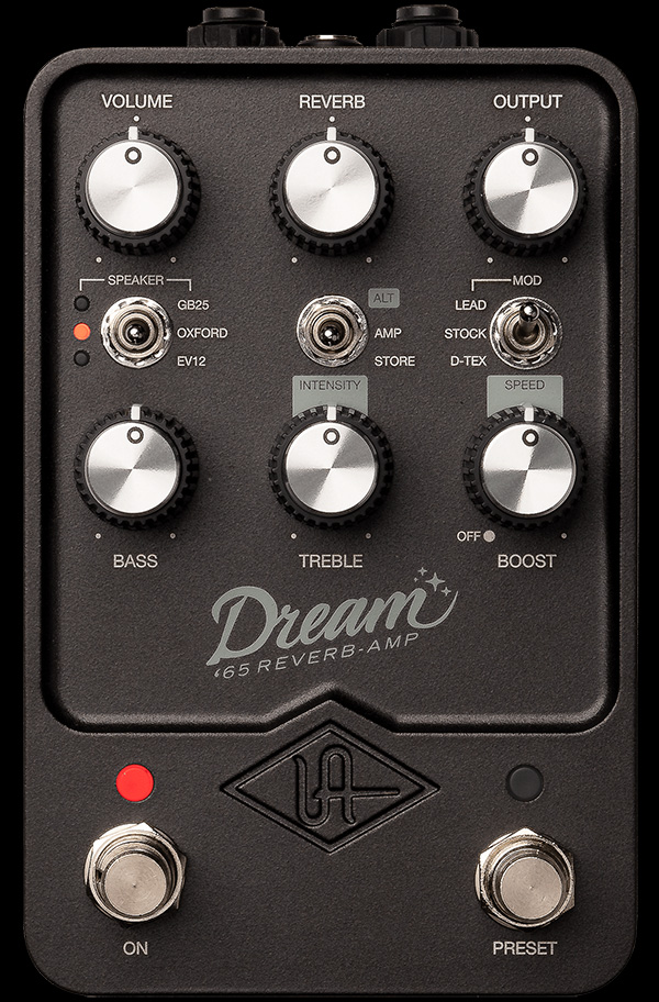 Dream '65 Reverb Amplifier | Universal Audio Pedals | Wildwood 