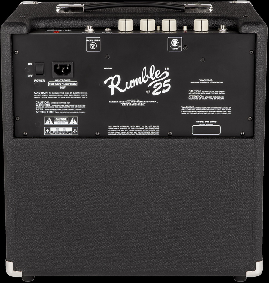 Fender rumble 25 watt 2024 bass amp