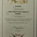 Sean Hurley Signature 1961 Precision Bass - Closet Classic